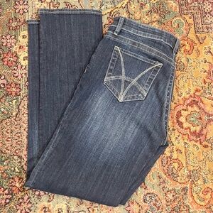 WILL NOT TAKE LESS Ladies KUT From The Kloth Darker Denim Straight Leg Jeans